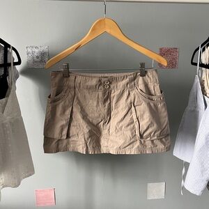 Cargo mini skirt